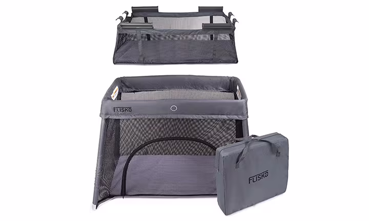 Flisko 2-in-1 Travel Crib & Bassinet
