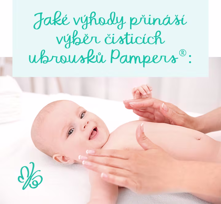 Jaké výhody přináší výběr čisticích ubrousků Pampers®