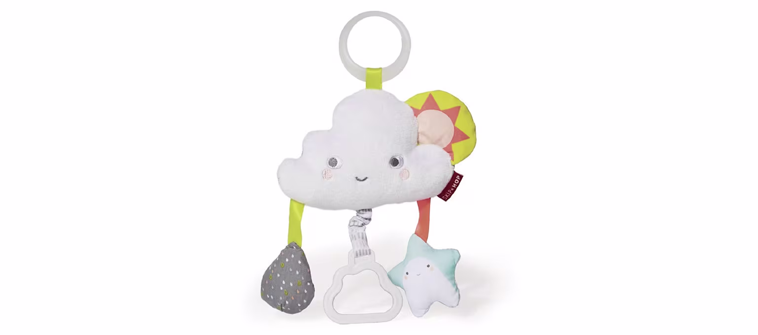 Skip Hop Silver Lining Cloud Jitter Stroller Toy