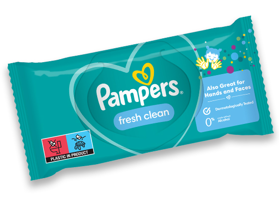 Pampers® Fresh Clean™ Feuchttücher Packung