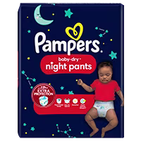 Pak Pampers Baby-Dry night pants