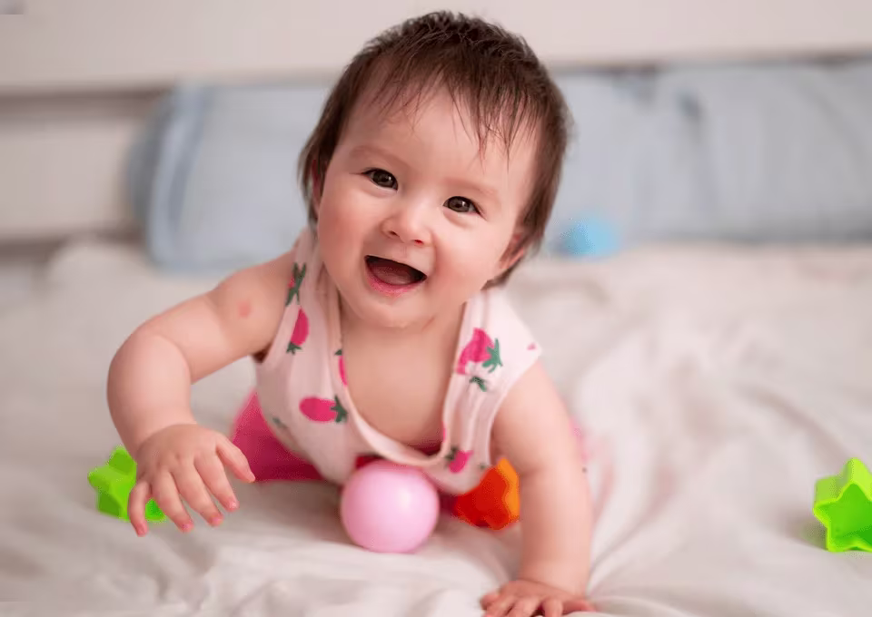 desarrollo del bebé de 8 meses