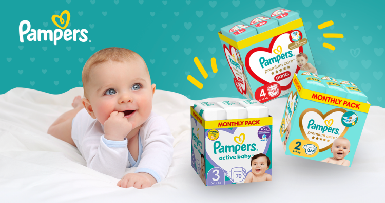 Wygraj roczny zapas pieluszek Pampers