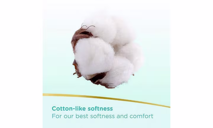 Cotton like softness – pampers premium care diapers