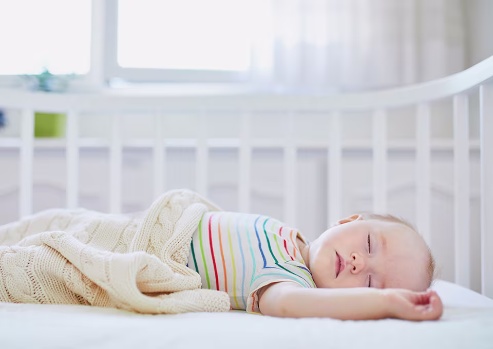 Bebé durmiendo. Kw: Síndrome de Muerte