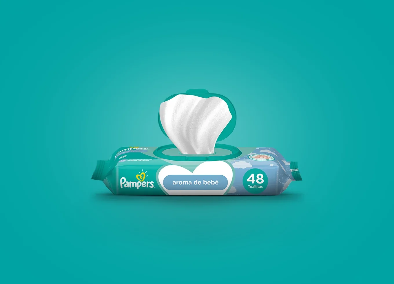Toallitas Húmedas Pampers® Aroma Bebé Toallitas Húmedas Pampers® Aroma Bebé