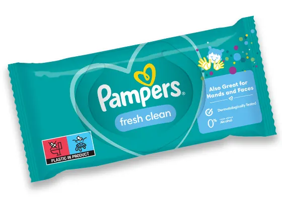 Pampers® Fresh Clean™ Feuchttücher Packung