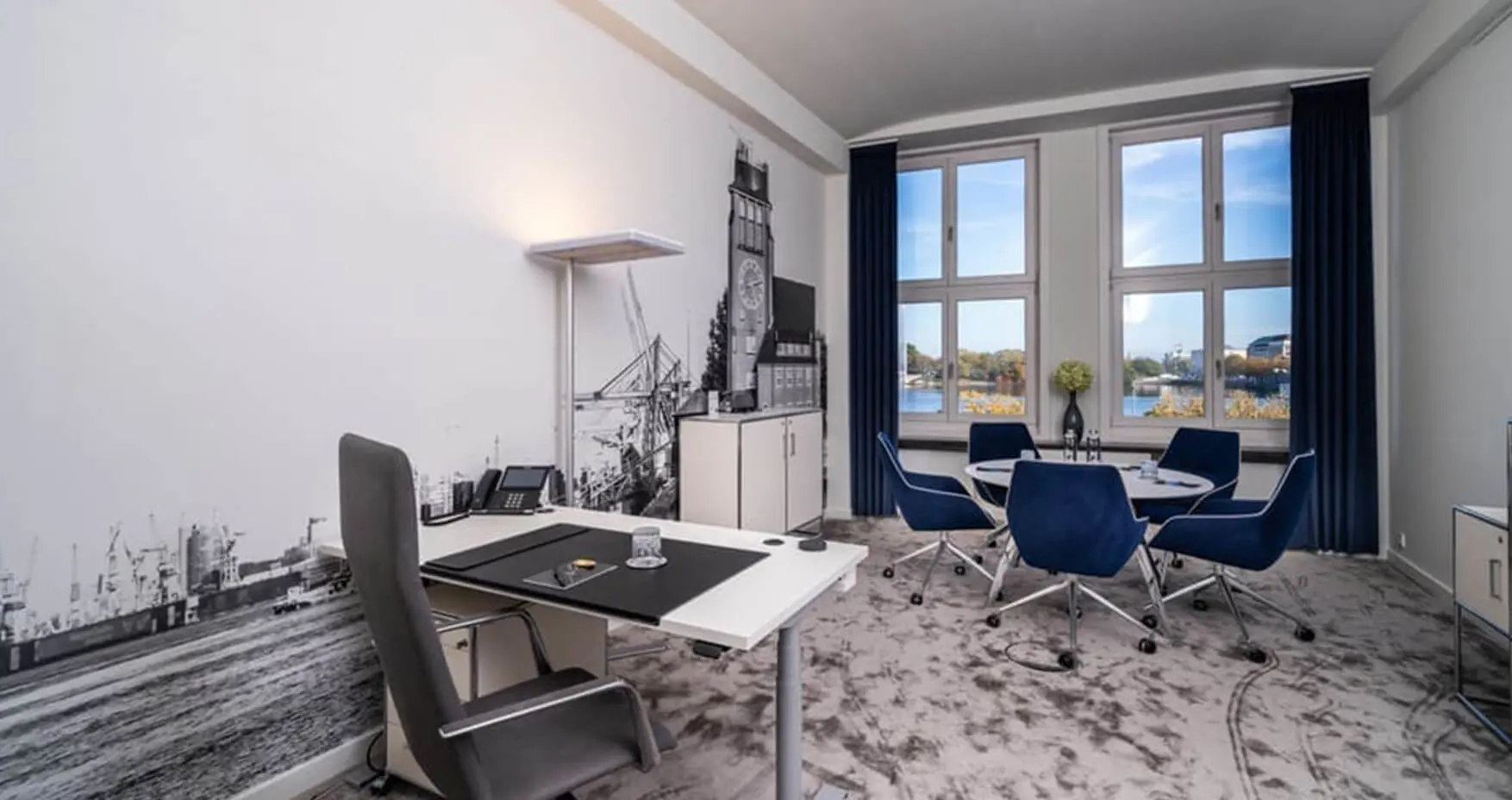 Satellite Office Hamburg Gutruf Haus Chefbüro