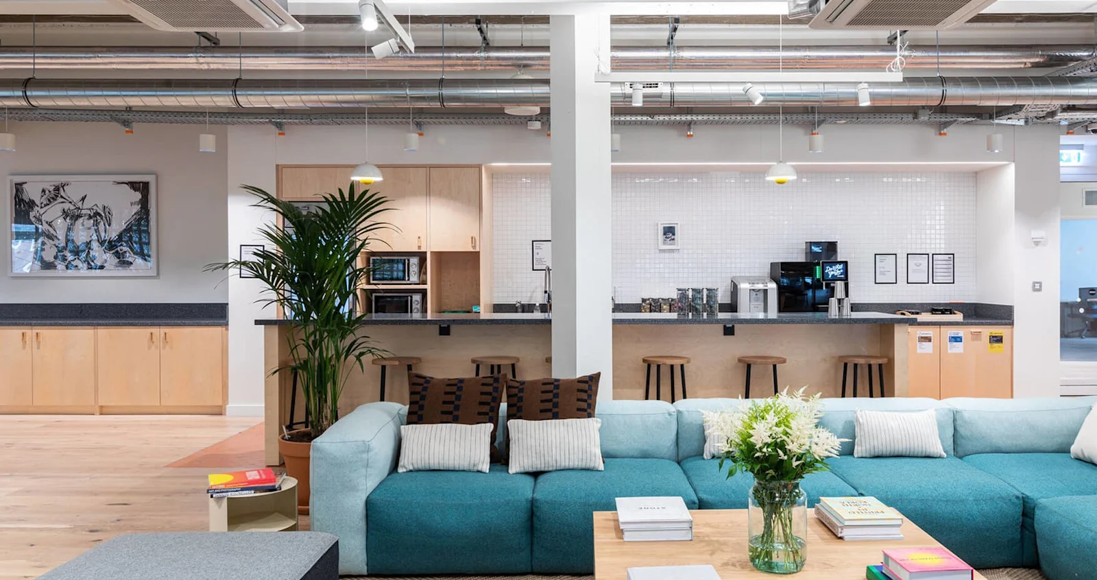 WeWork Gänsemarkt Hamburg Lounge