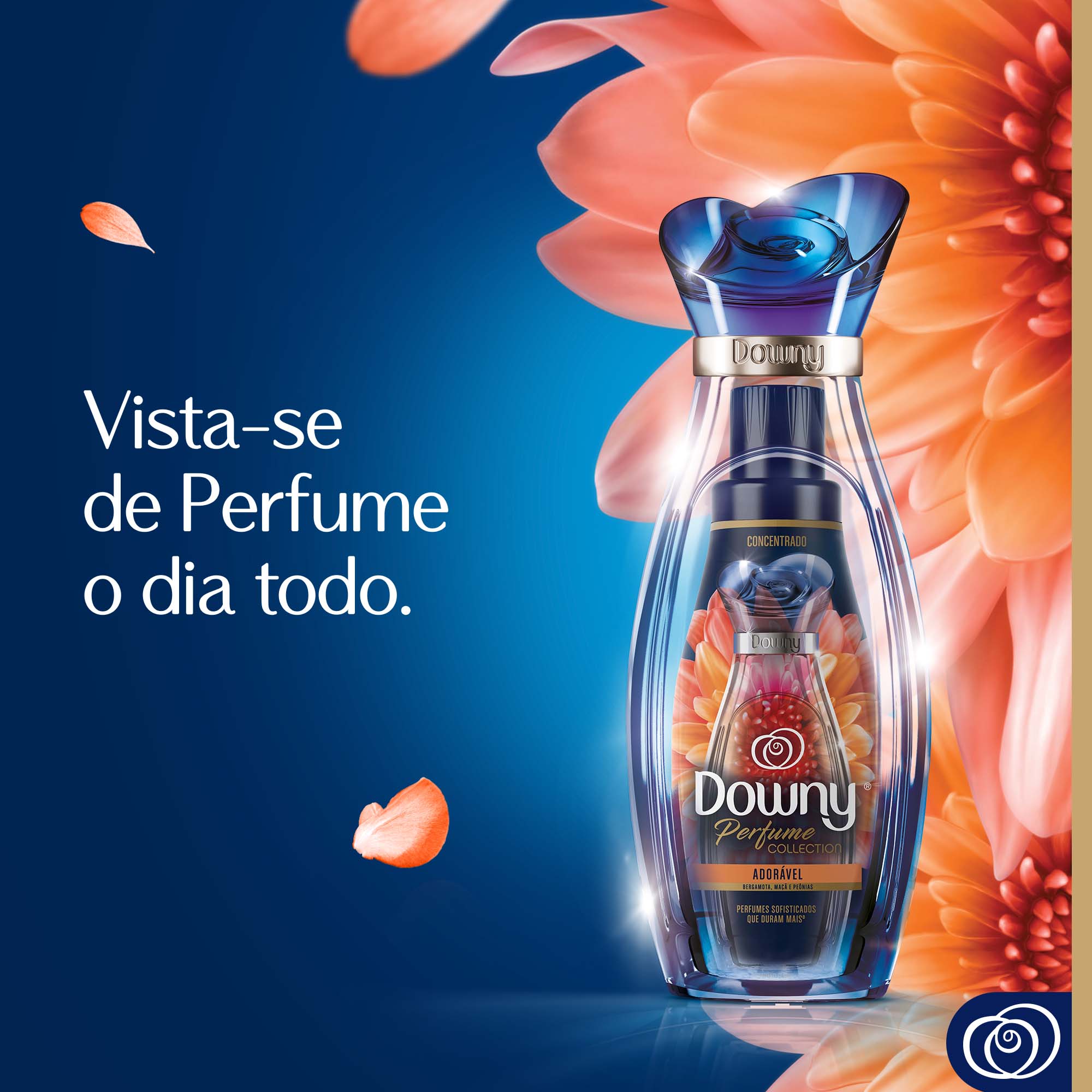 Downy Perfume Collection Místico - Amaciante Concentrado, 3L