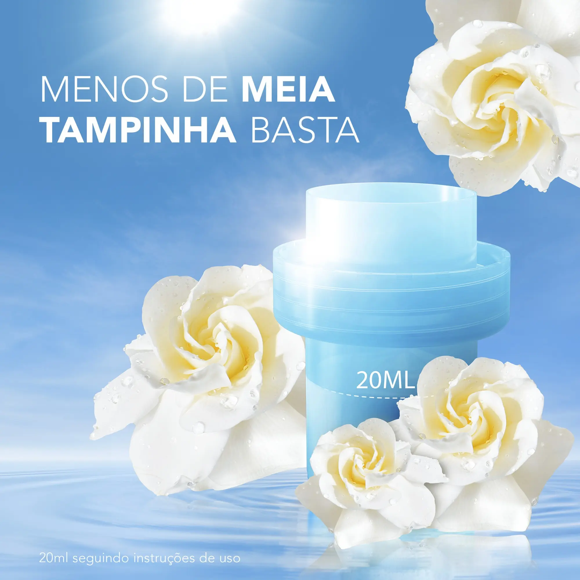 Perfume suave e duradouro.