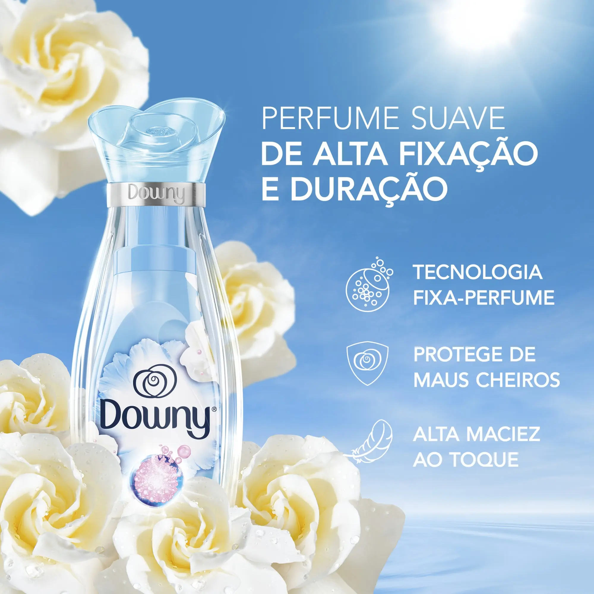Sensação de roupas recem - lavadas por mais tempo