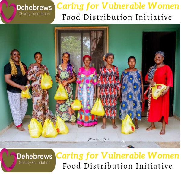 Dehebrews Charity Foundation’s year-end initiative provided food packages to 20 widows in need, offering essential nourishment and comfort during a difficult time. This heartfelt gesture reflects our commitment to supporting vulnerable women in our community. As we move into 2025, we remain dedicated to continuing this important work and uplifting those who need it most.