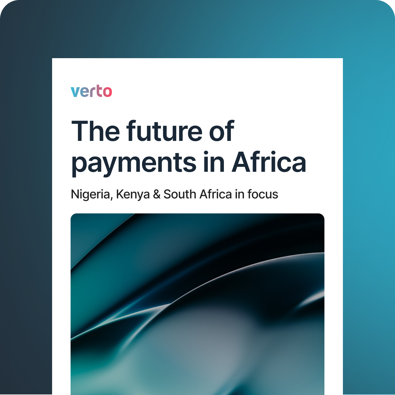 The Future of Payments in Africa 2024 Nigeria, Kenya and South Africa