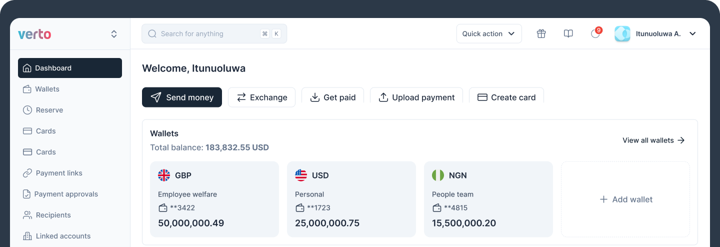 PS Multicurrency wallet Hero Image