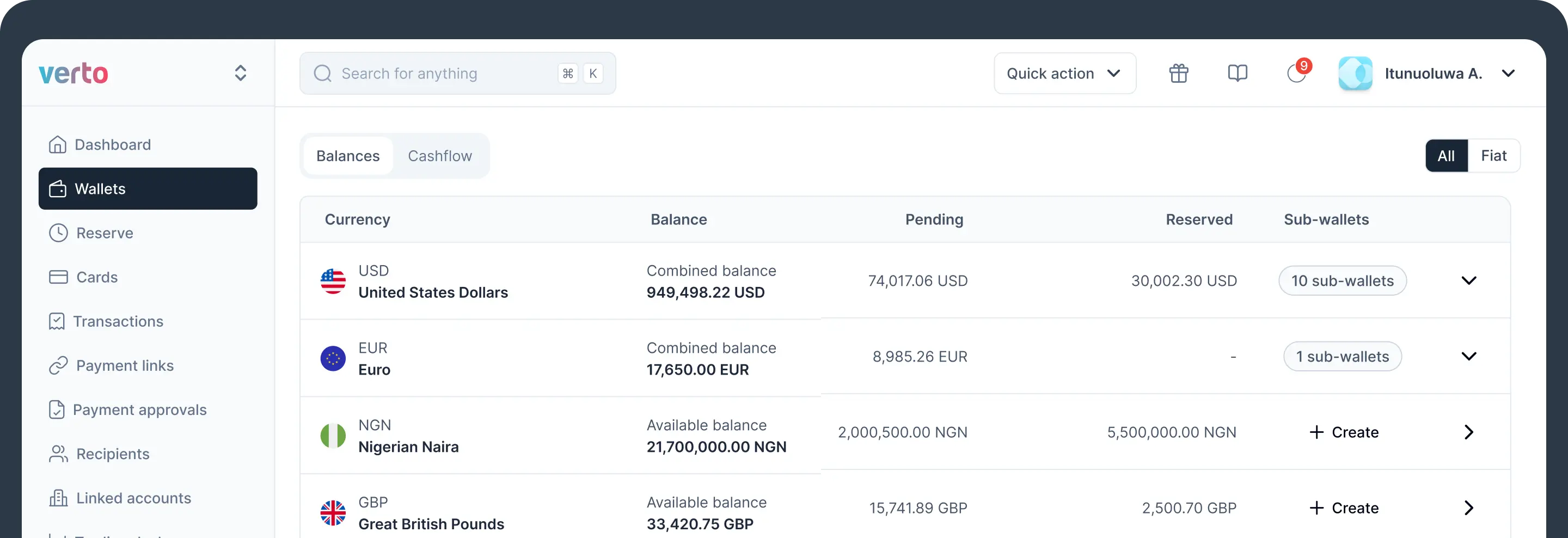 verto reserve