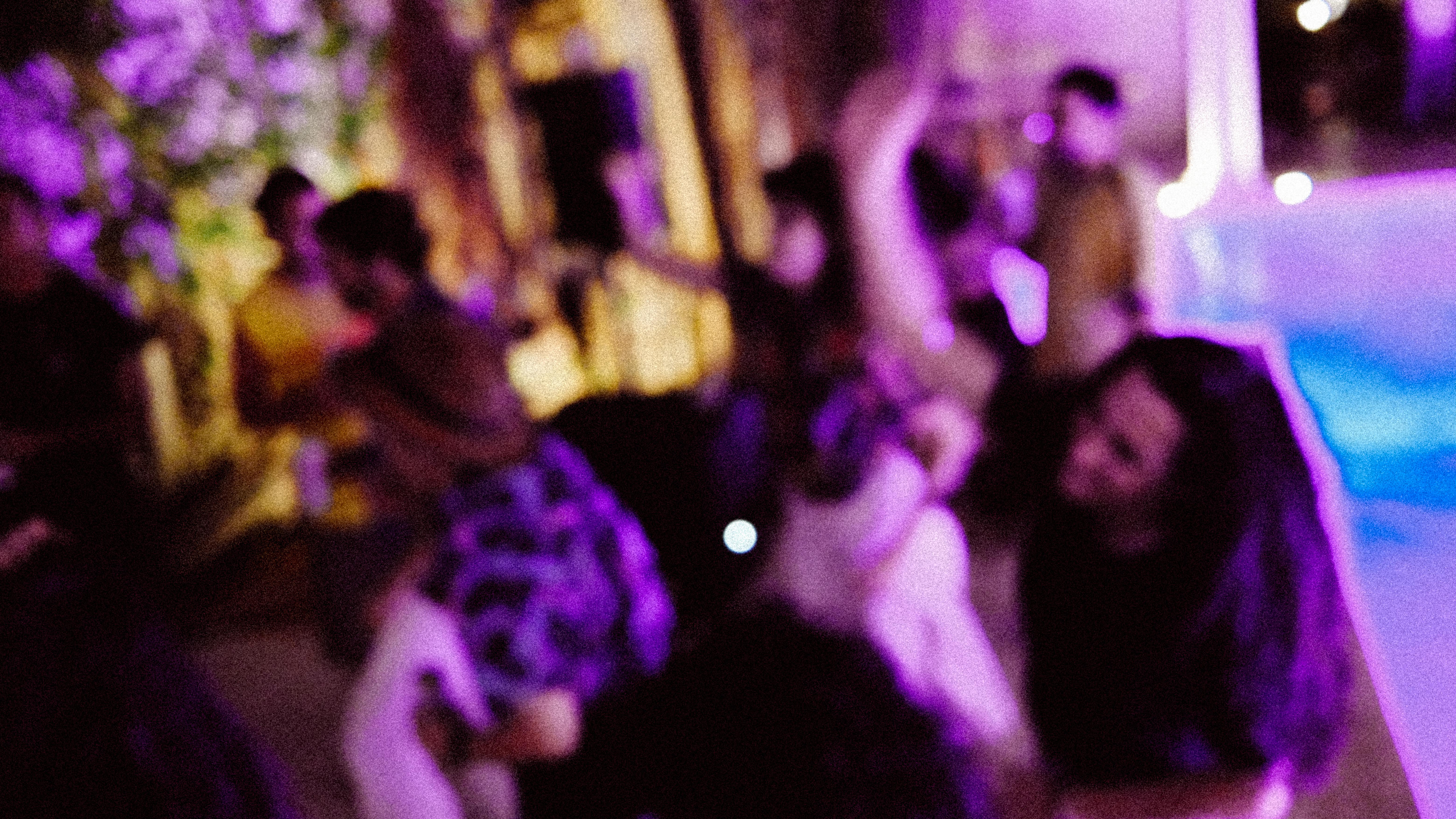 Community at art opening party