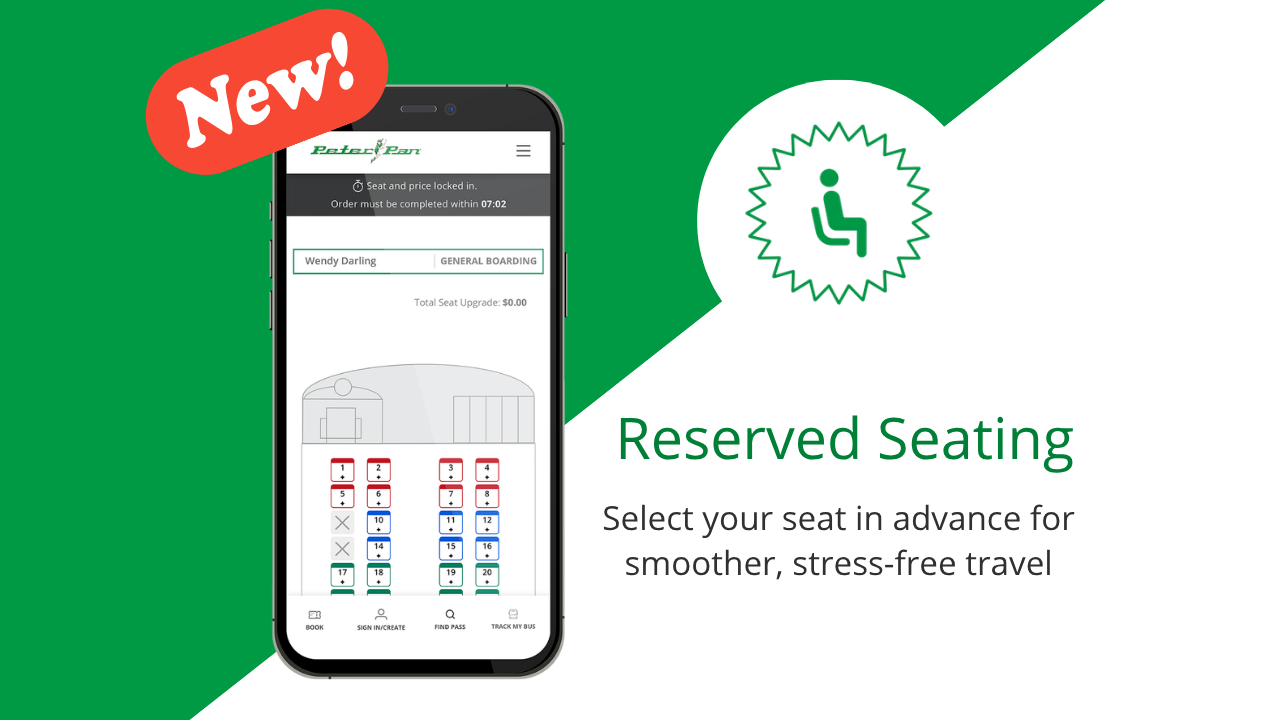 Reserved Seating: Now Available