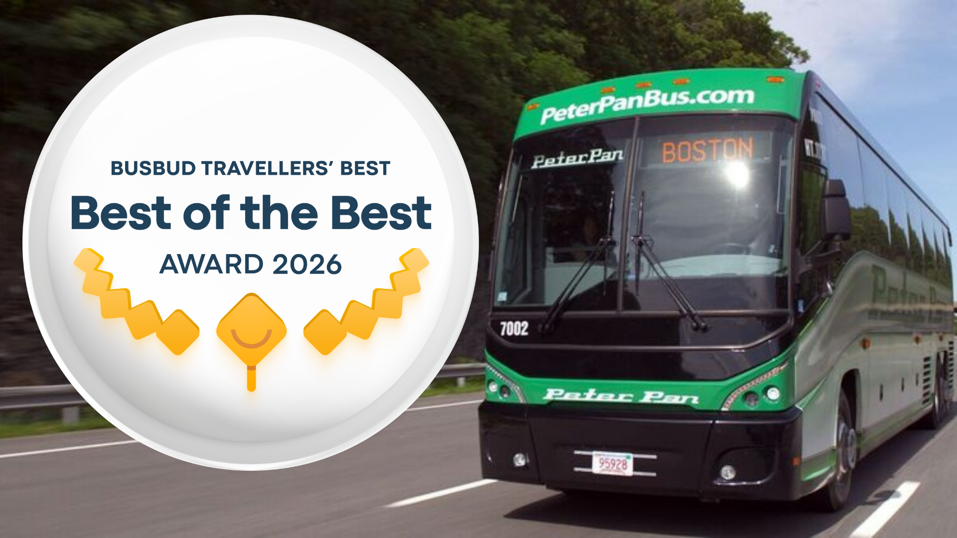 Peter Pan Named Best US Bus Company