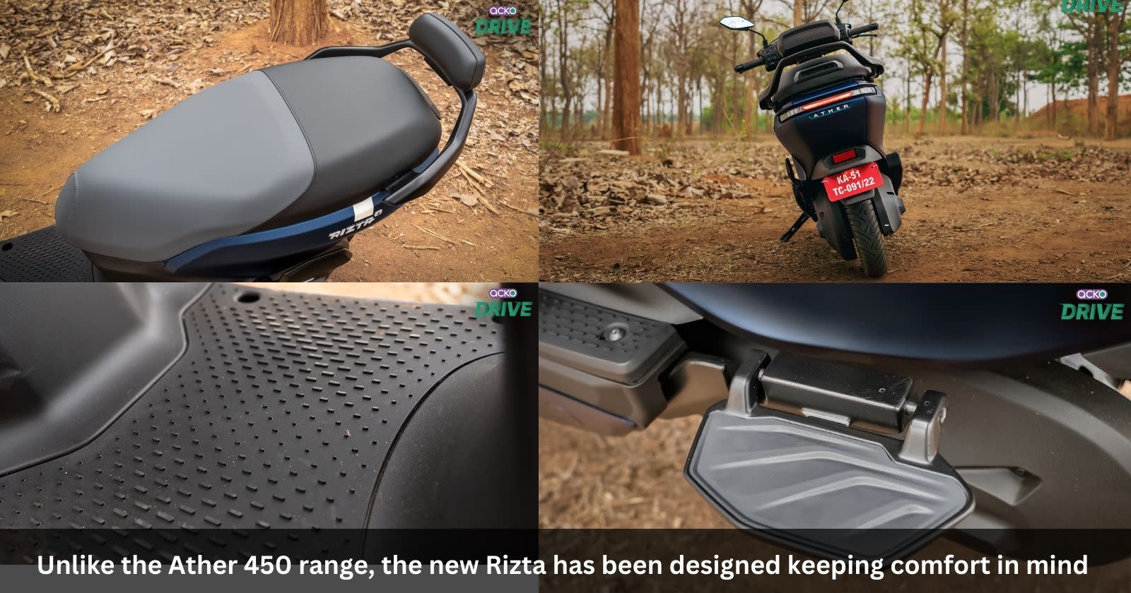 So, clearly, Ather has addressed the comfort angle from the 450s from ...