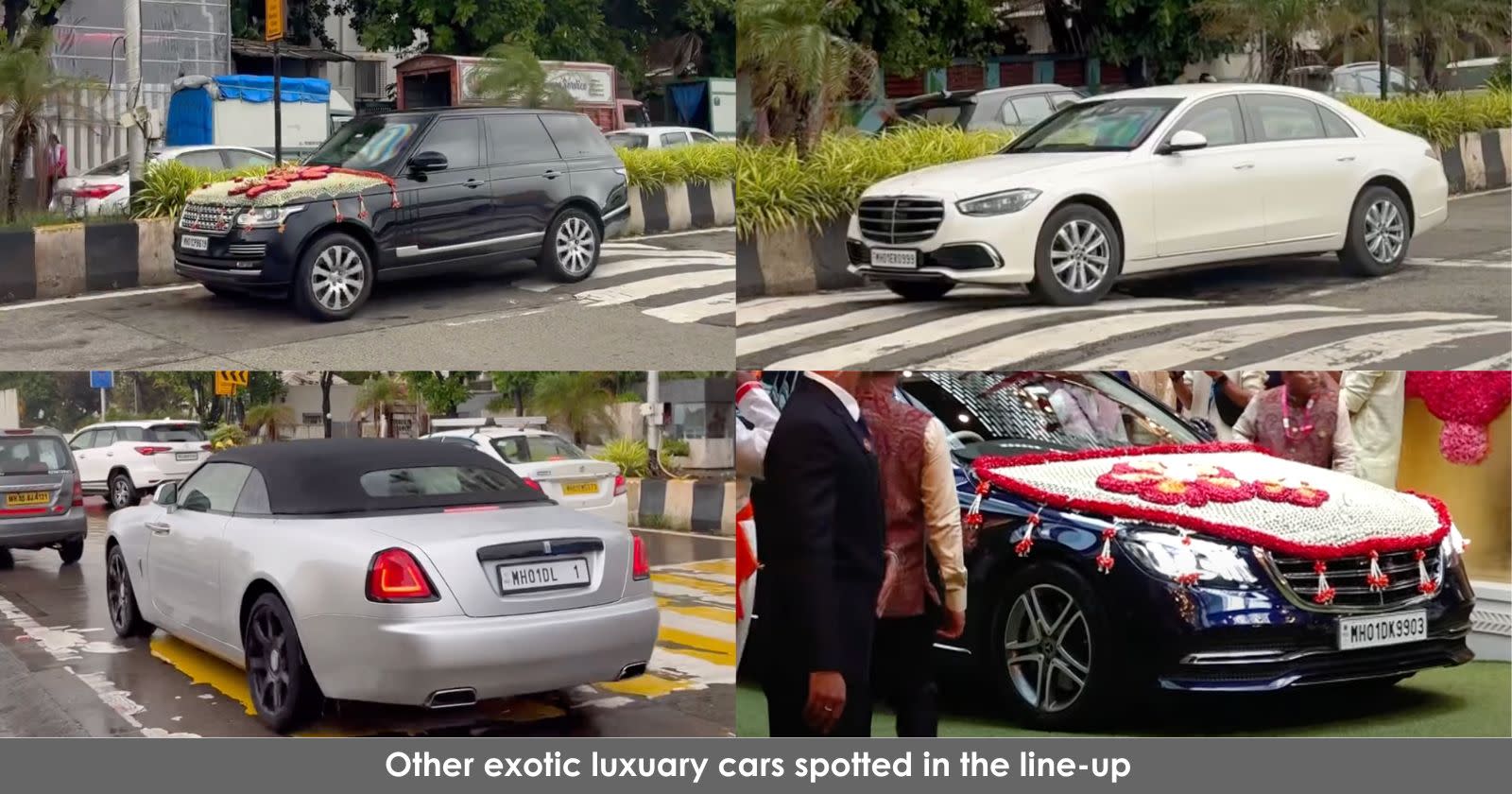 Which Cars Were Seen At the Ambani Wedding