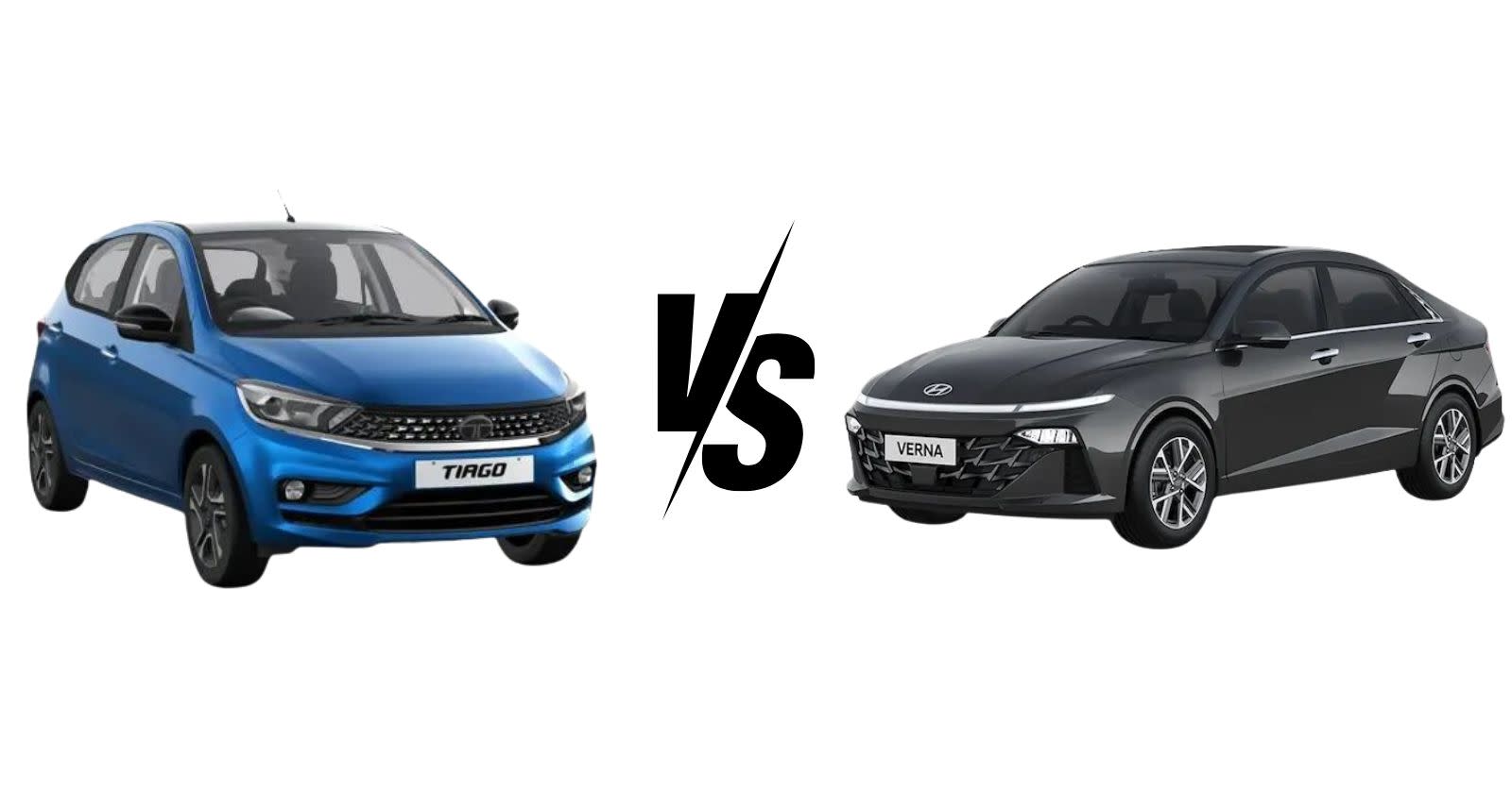 Tata Tiago vs Hyundai Verna
