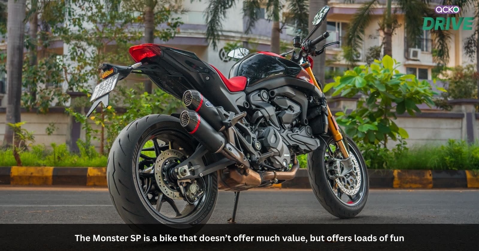 The Monster SP is a bike that doesn’t offer much value, but offers loads of fun