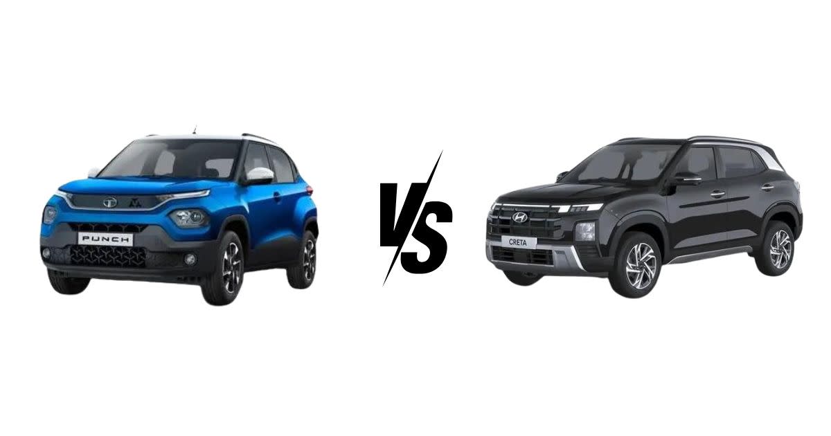 Hyundai Creta vs Tata Punch
