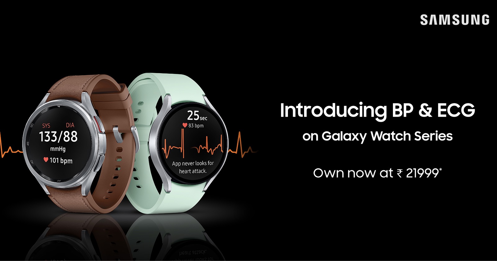 Samsung Galaxy Watches Gain Blood Pressure and ECG Capabilities in India