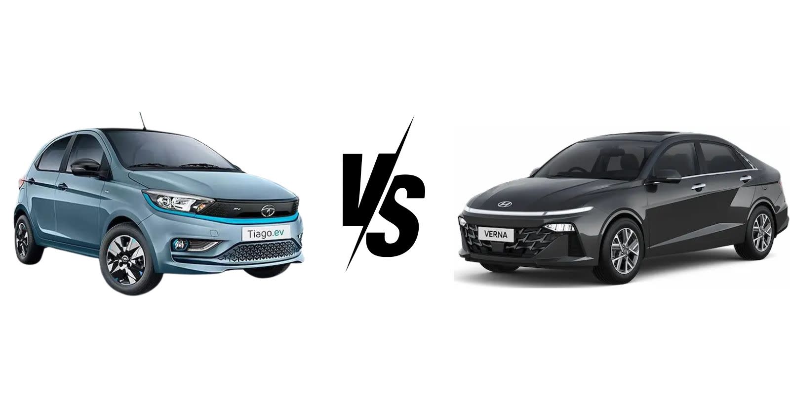 Tata Tiago EV vs Hyundai Verna

