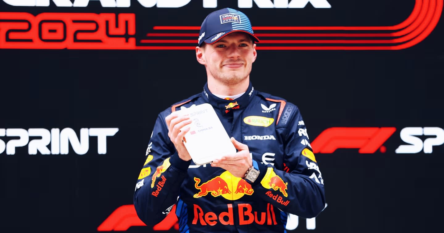 F1: Max Verstappen wins Chinese sprint race as Lewis Hamilton secures P2