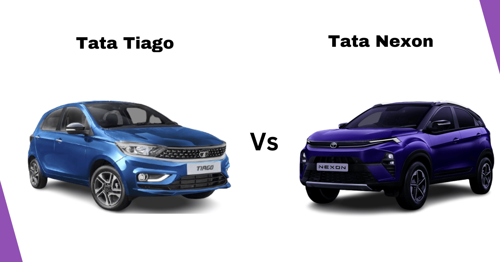 Tata Tiago vs Tata Nexon 