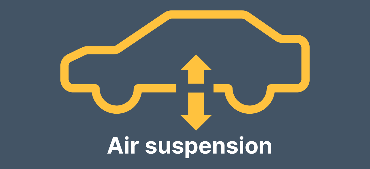 Air bagged suspension system