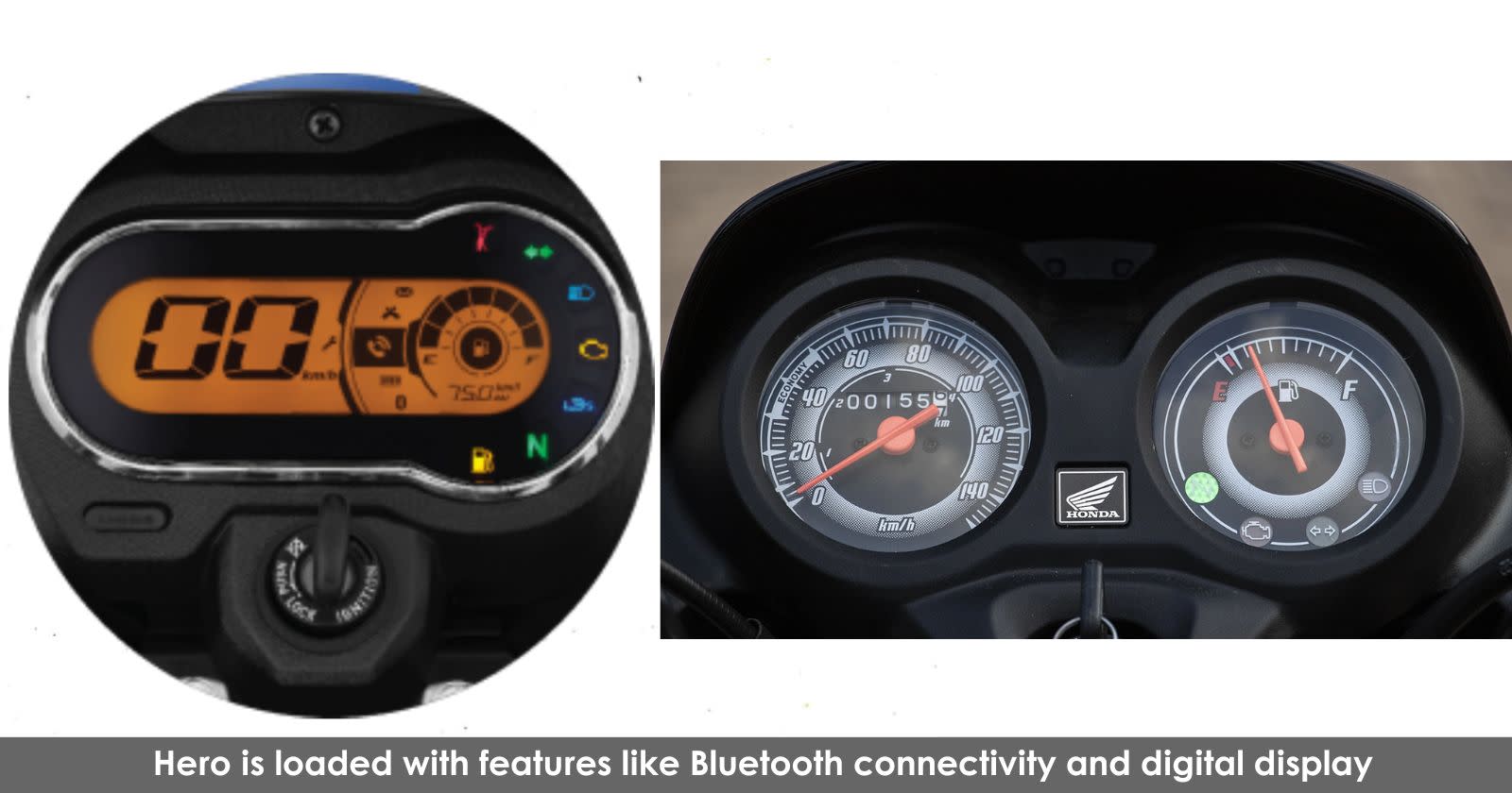 Hero Splendor Plus Xtec 2.0 vs Honda Shine 100: Spec Comparison