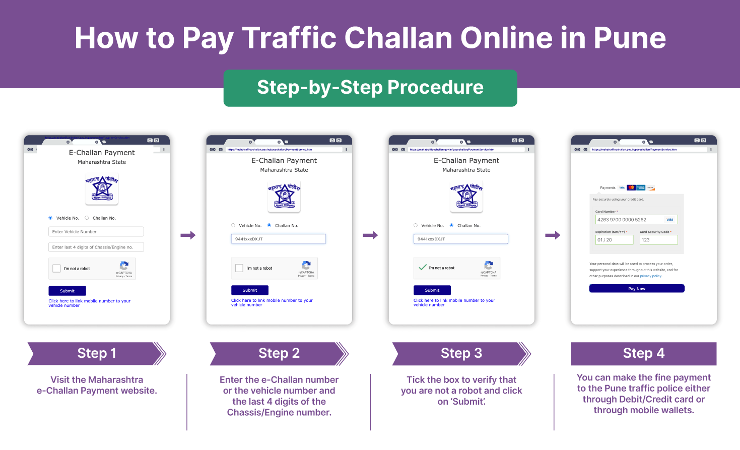 How to Pay Traffic Challan Online in Pune?