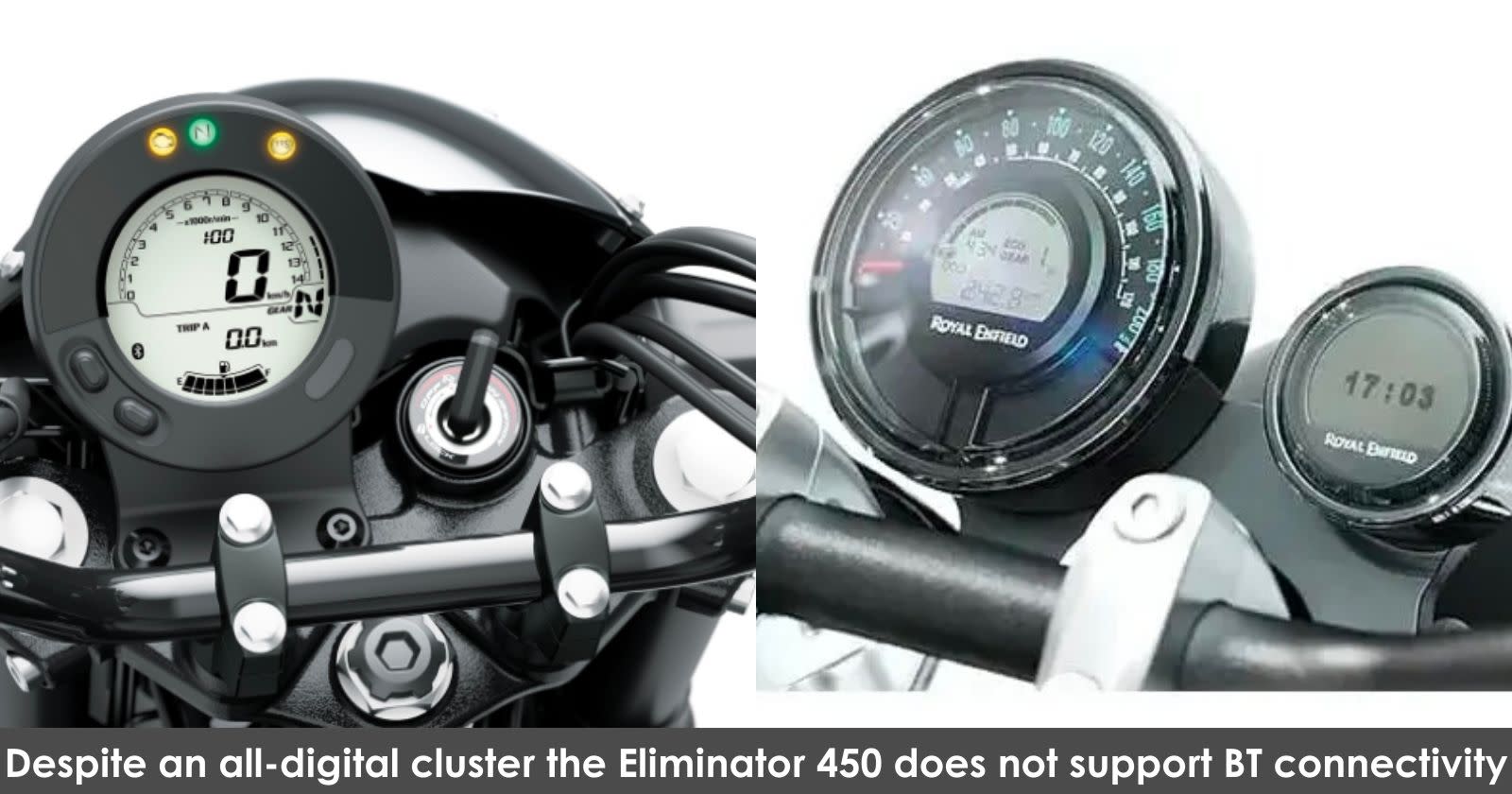 Kawasaki Eliminator 450 vs Royal Enfield Super Meteor 650: Features