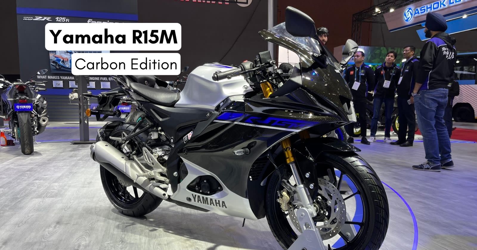 Yamaha R15M Carbon Edition Unveiled At Bharat Mobility Global Expo 2024