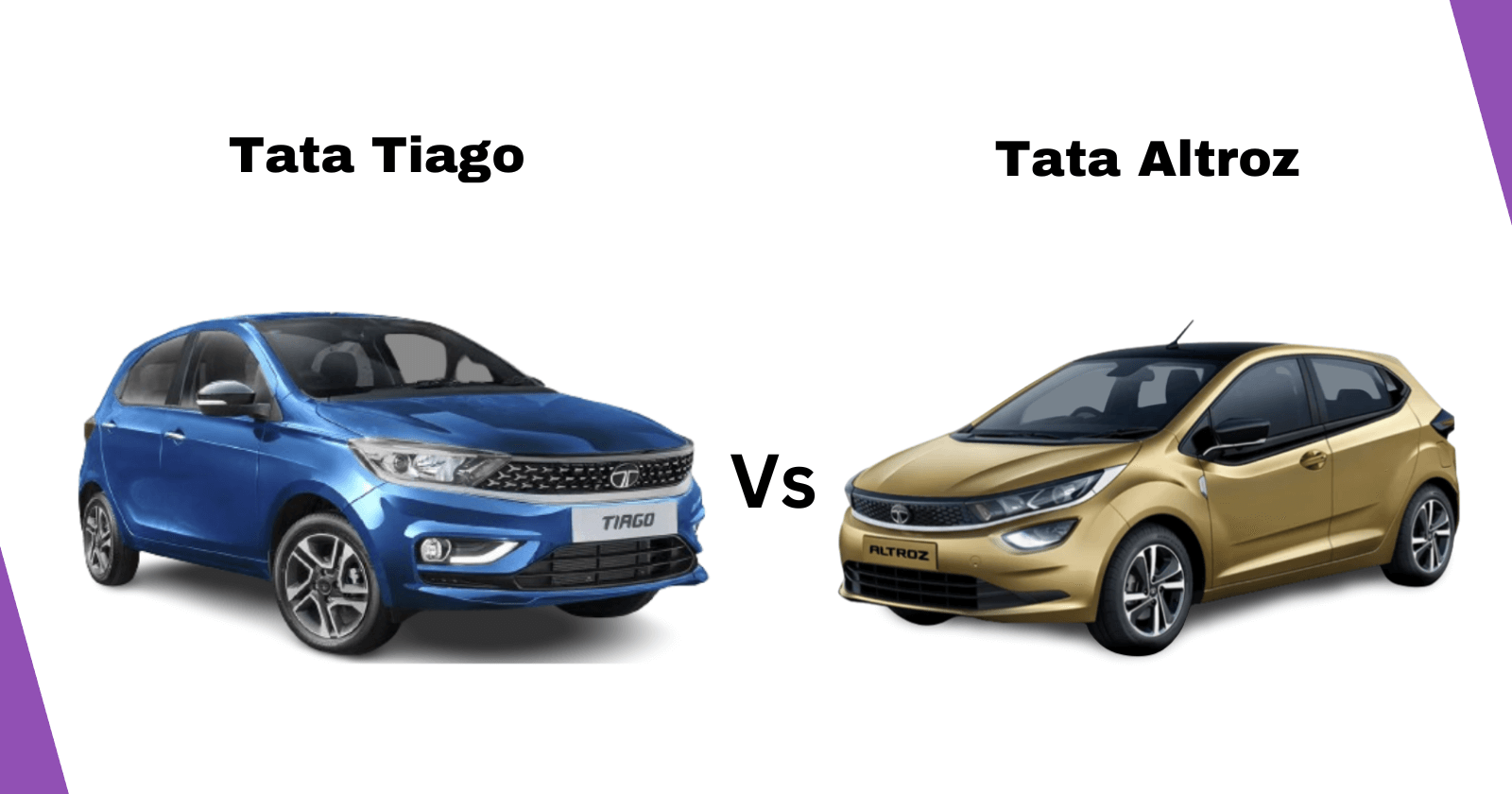 Tata Tiago vs Tata Altroz