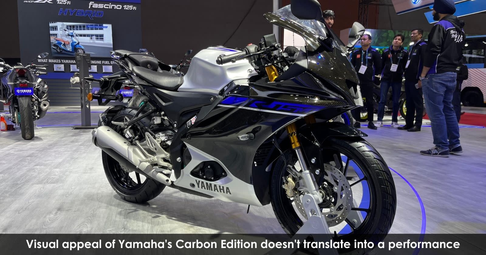 Yamaha R15M Carbon Edition Unveiled At Bharat Mobility Global Expo 2024