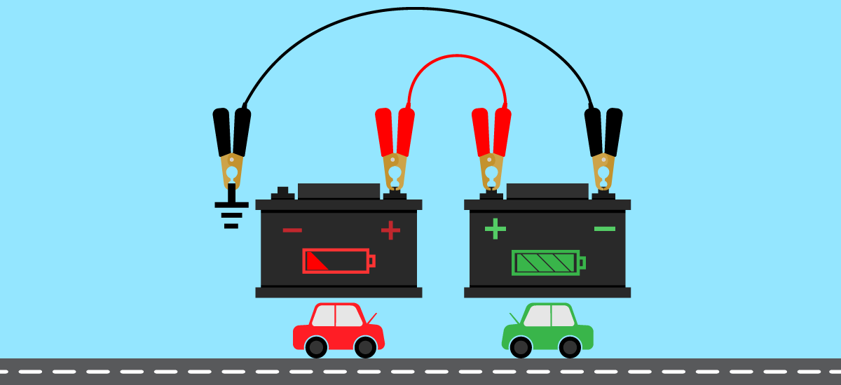 How to Charge a Car Battery from Another Car