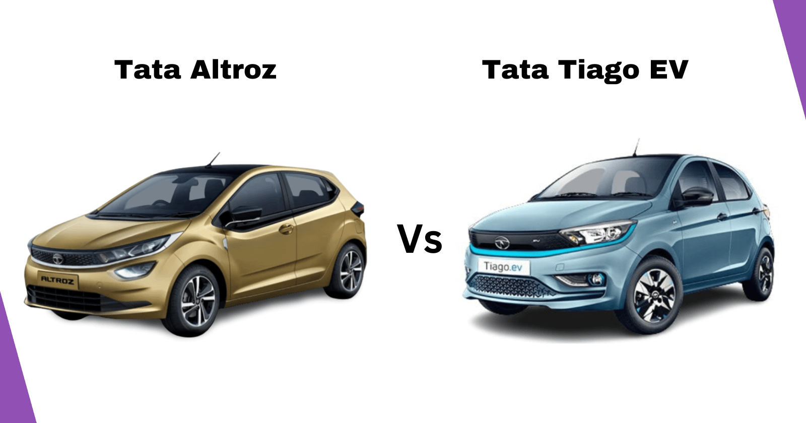 Tata Altroz vs Tata Tiago EV