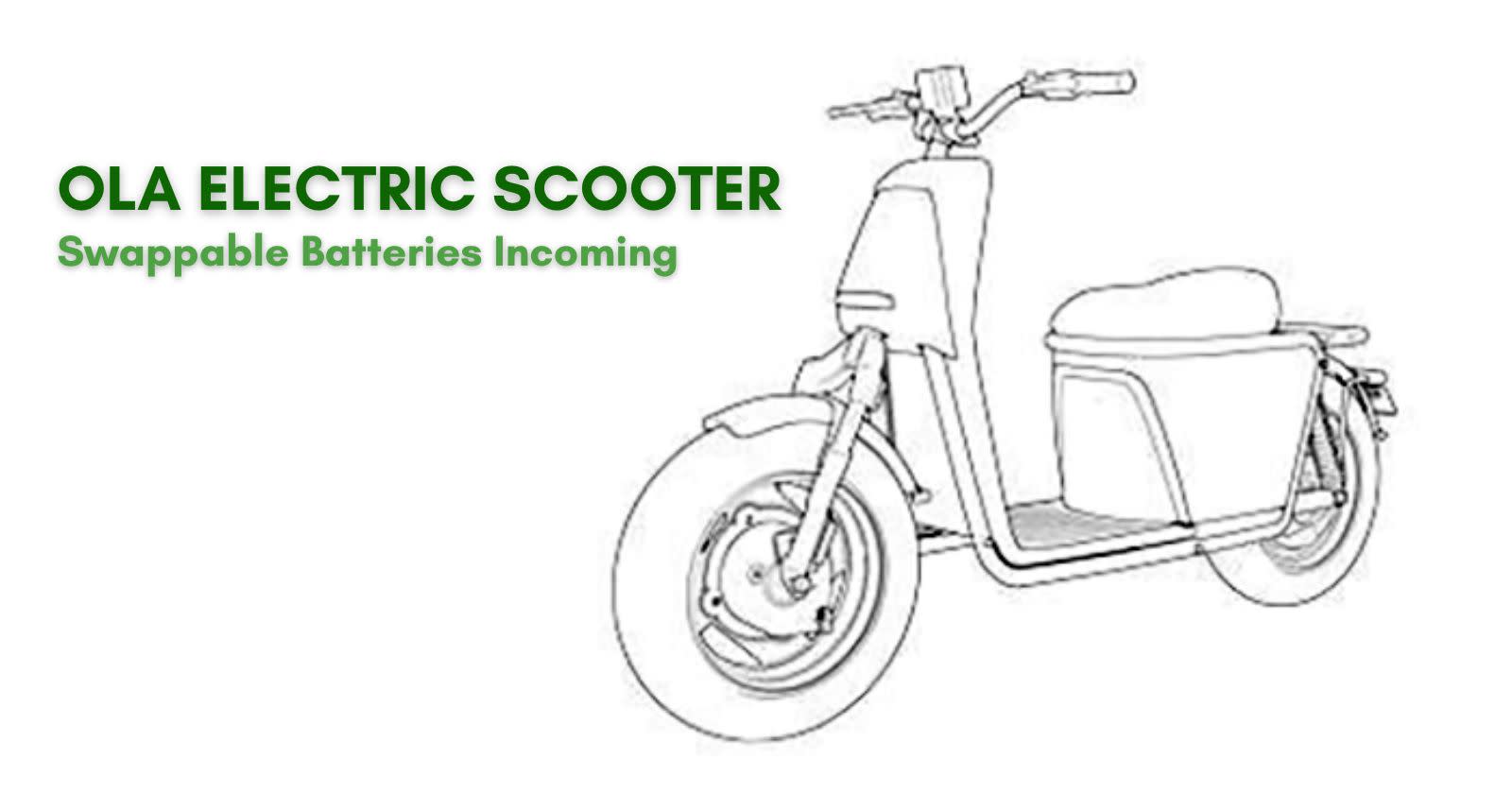 Ola Electric Scooter With Swappable Batteries
