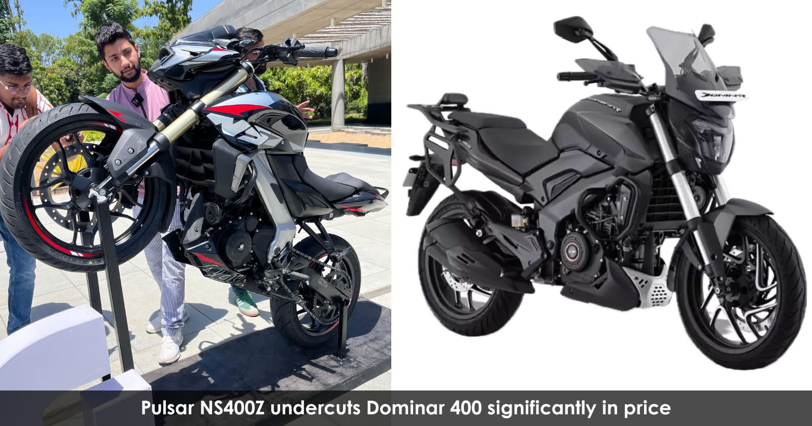 Bajaj Pulsar NS400Z vs Bajaj Dominar 400 - What's Different?