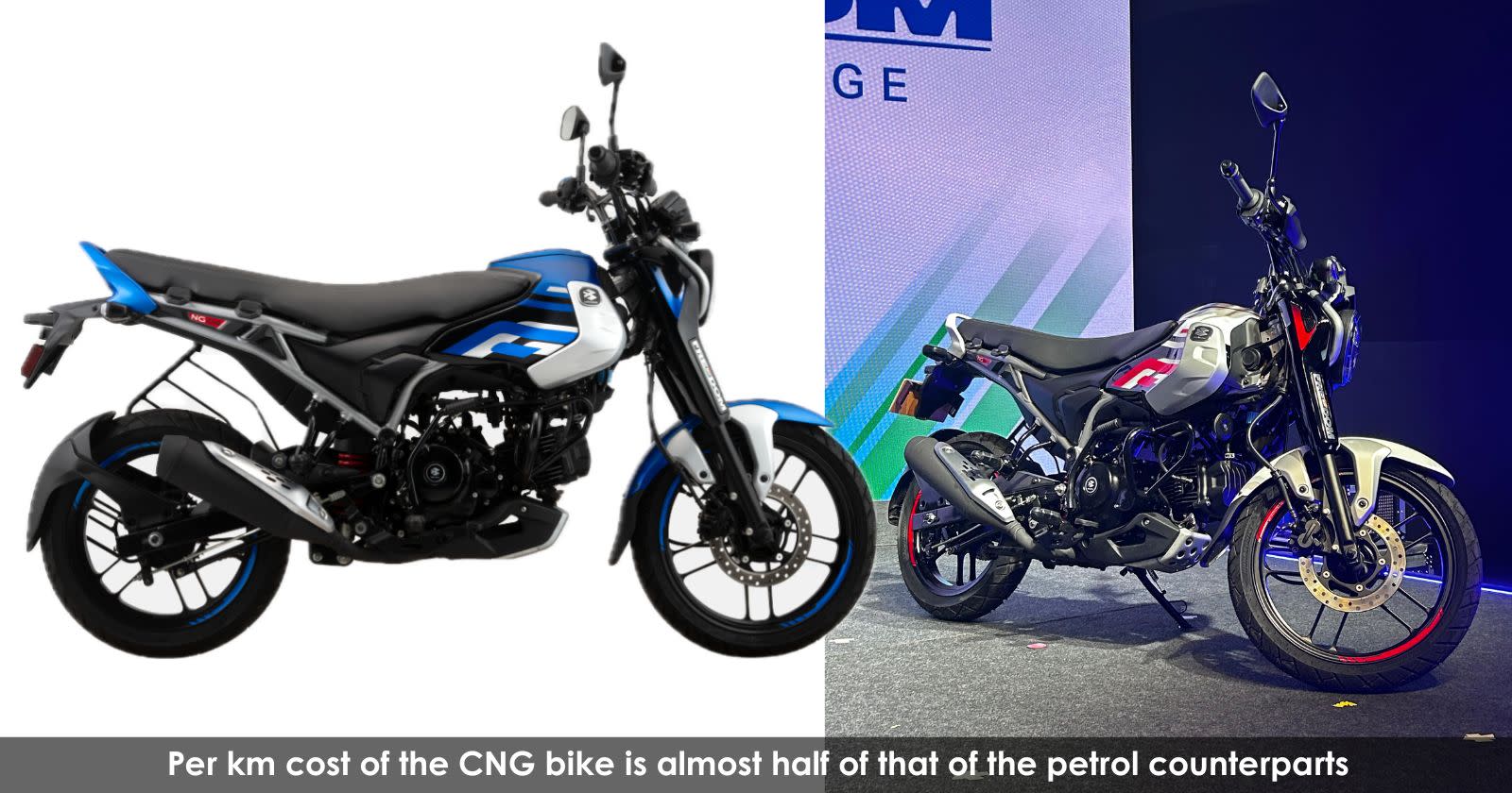 Bajaj Freedom 125 CNG Bike Running Cost Comparison VS 125cc Petrol Bikes