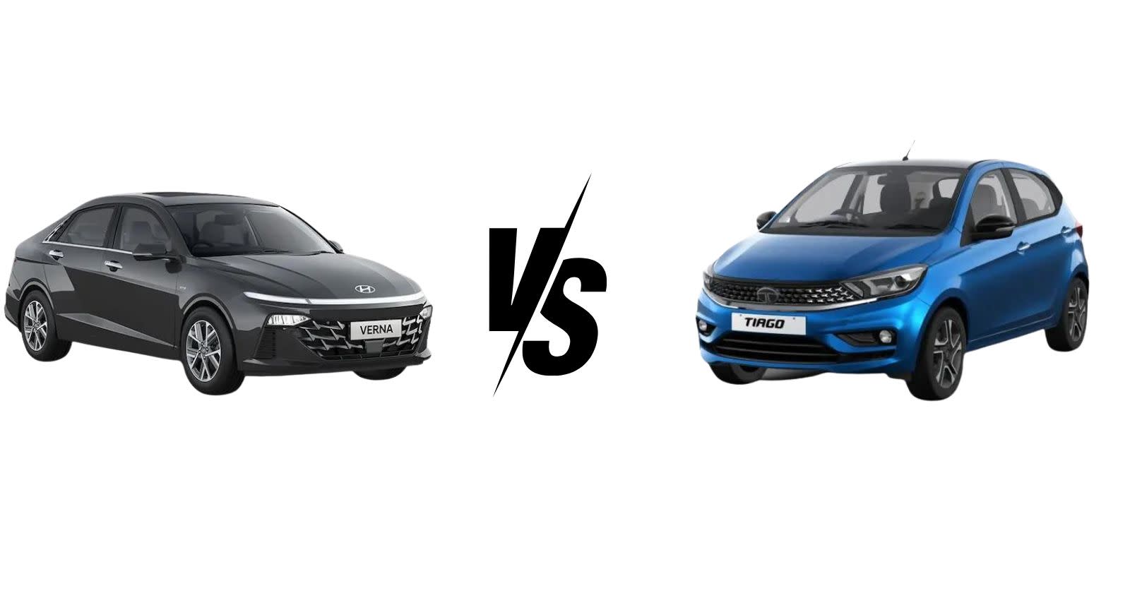 Hyundai Verna vs Tata Tiago
