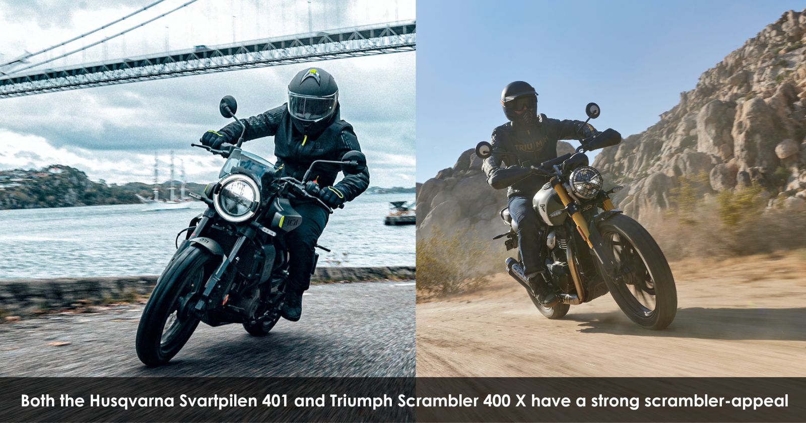 Husqvarna Svartpilen 401 Vs Triumph Scrambler 400 X: Spec Comparison