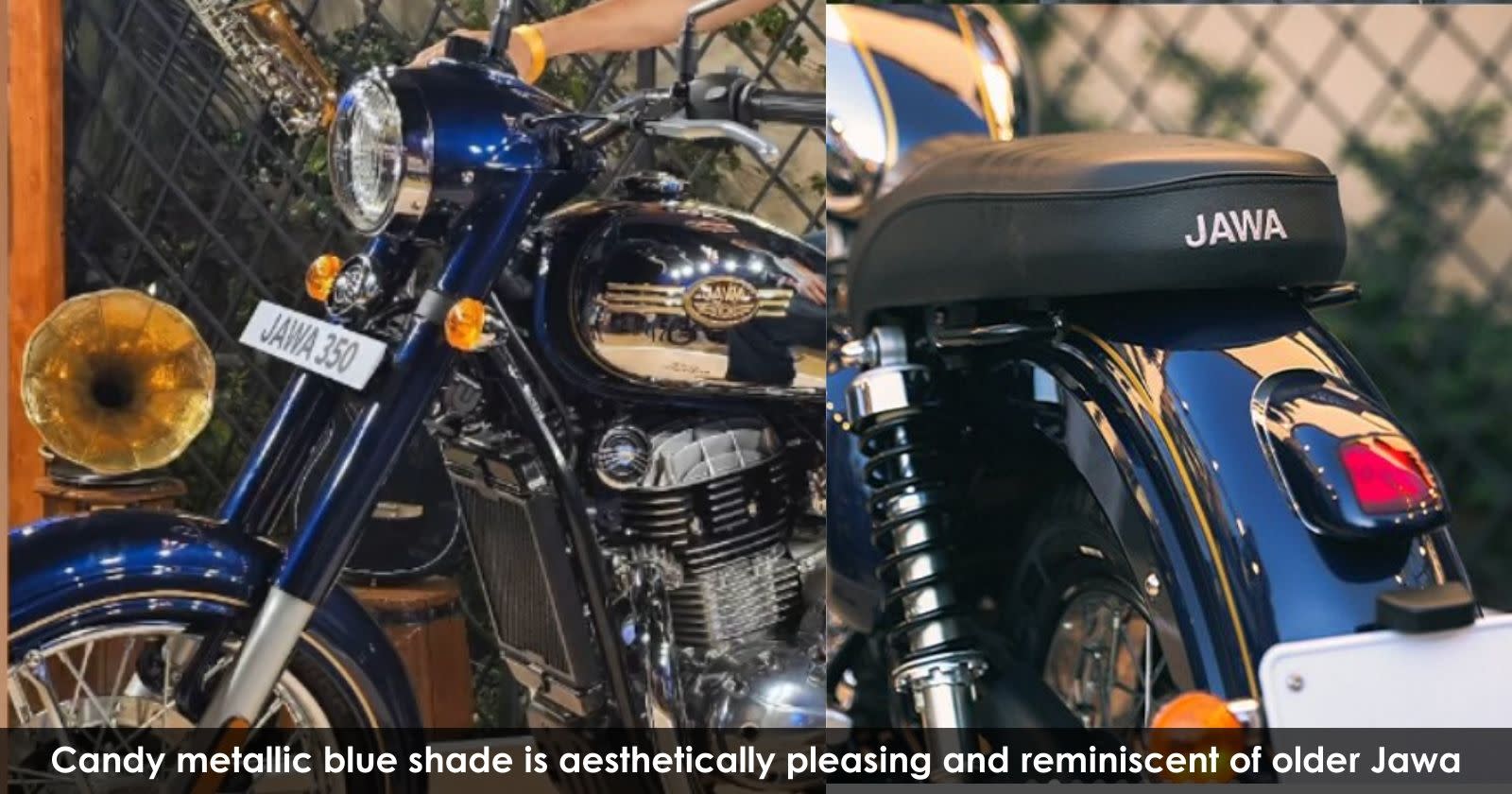 New Jawa 350 Showcased In A Navy Blue Colour, Launch Soon