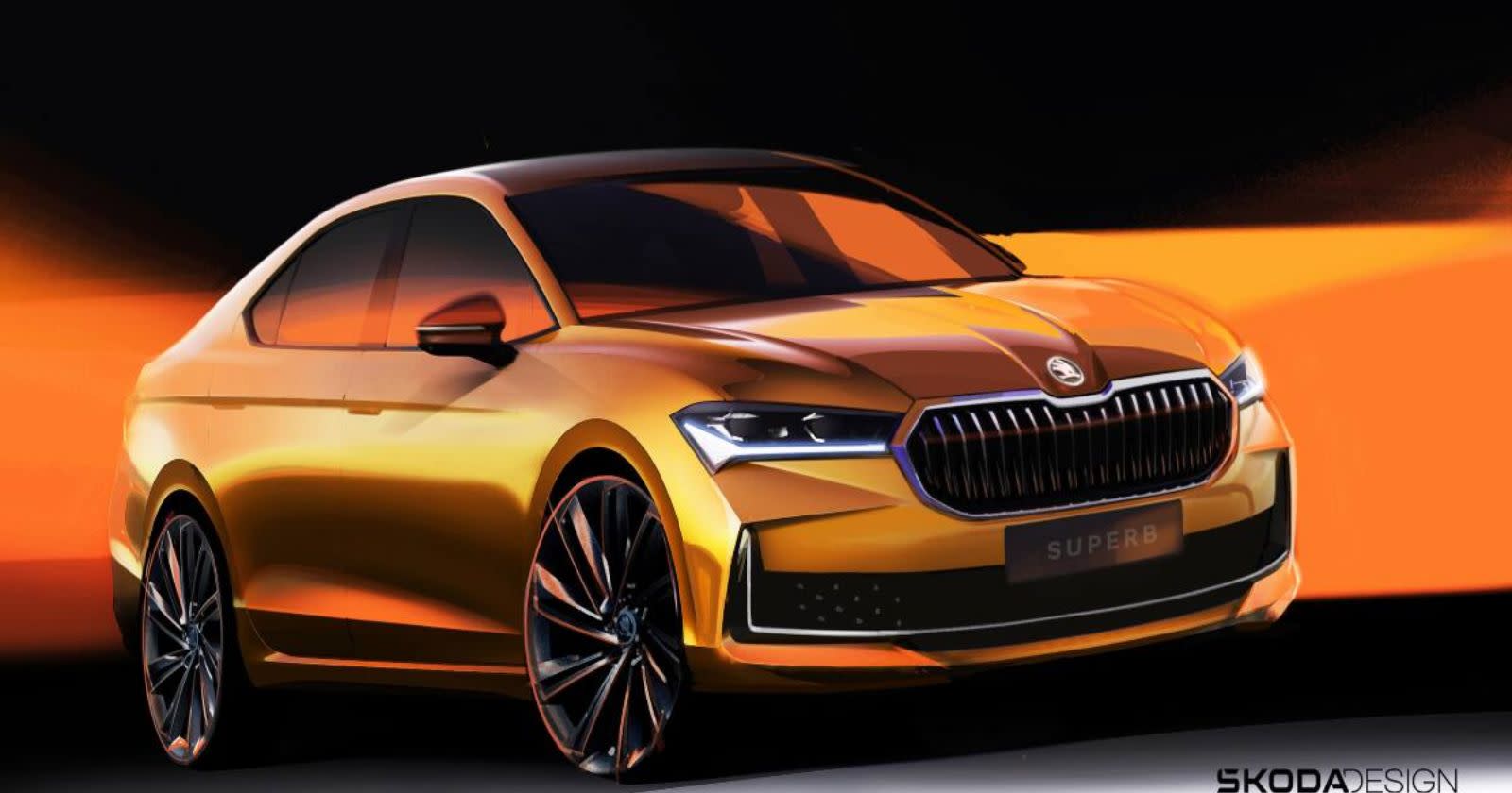 2024 SKODA SUPERB GLOBALLY UNVEILED visual data 8