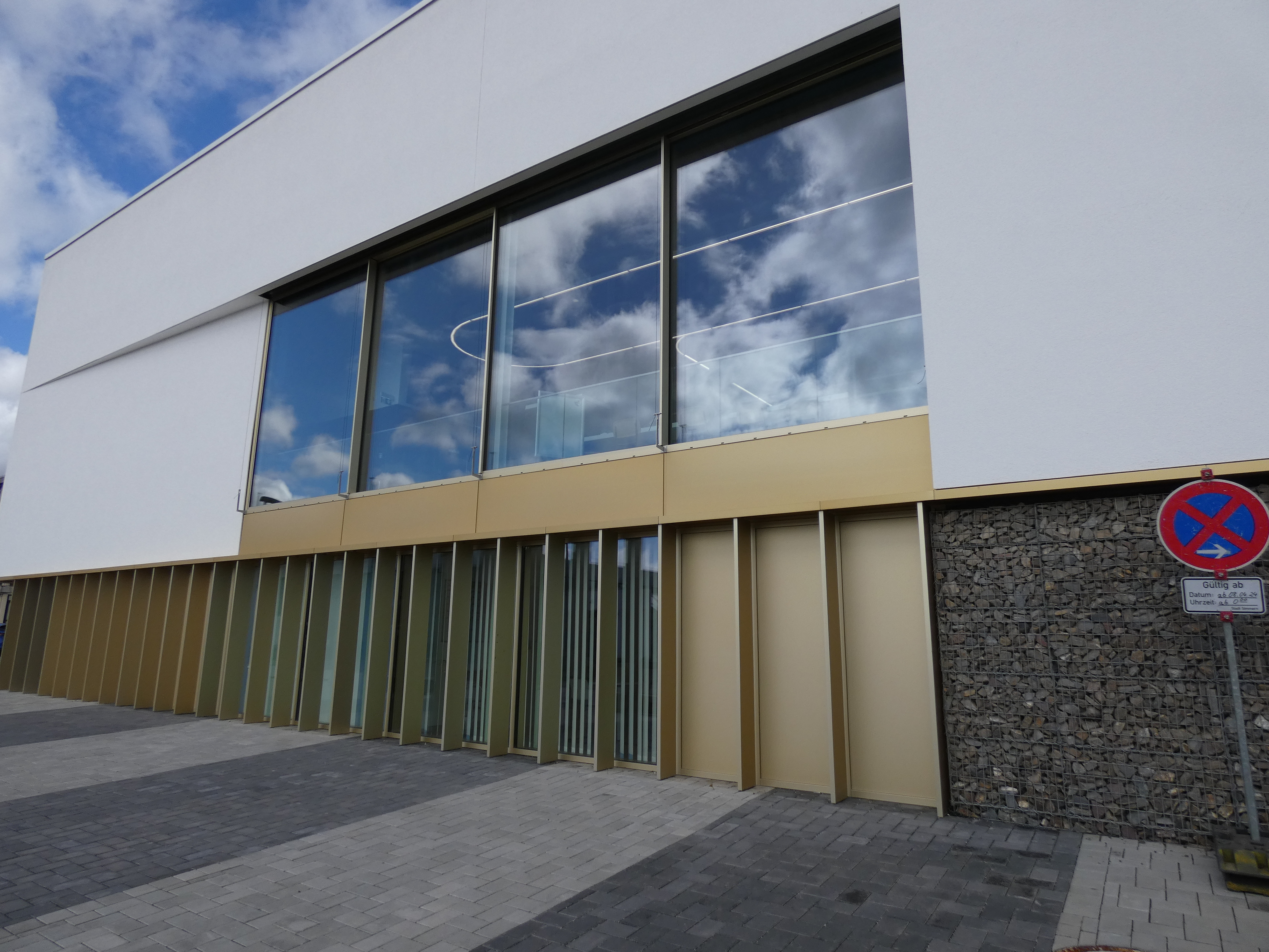 Hallenbad Simmern, Komplettleistung Fassade 2023