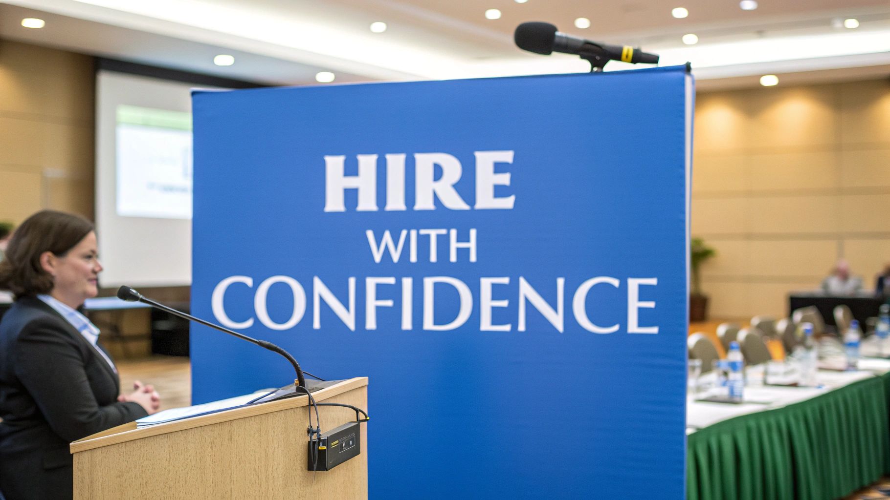 A complete guide for event planners on how to find, vet, and hire a business keynote speaker. Learn to define goals, set budgets, and measure event ROI.